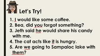 pronoun and antecedent with examples