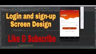 How to Create Material Design Login and Signup Form Android Login & Sign-up Designs Android Tutorial
