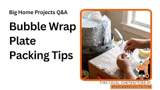 Two-Layer Bubble Wrap Dish Barrel Packing Guide