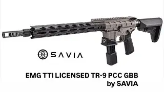 最新PCC性價比之選 SAVIA EMG TTI LICENSED TR-9 GBB AIRSOFT