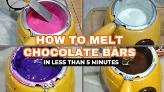 Baon Recipe #53 -  How to melt chocolate Bars in less than 5 Minutes