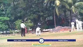 WEST COAST YODHA vs Mumbai Paltans Live Cricket Match | 22-Nov-25 09:00 AM 20 Live - SOUTH MUMBAI C