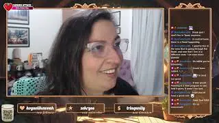 Cozy Crochet - Finishing the Webmistress Shawl | Chill Crafting Stream | Twitch VOD 7-07-25
