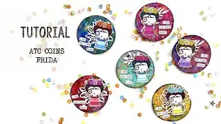 ATC COINS Frida tutorial mix media