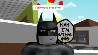 Batman Brings JUSTICE to Random Burning High School🦇🦇 (Natural Disaster Survival)