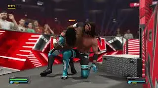 WWE 2k23 | AJ Styles vs. Cedric Alexander | Re-match at Monday Night RAW #02 | Gameplay