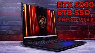 MSI TITAN 18 HX AI A2XWJG - UNBOXING & BENCHMARK TEST