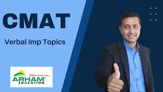 CMAT - Important Topics to improve your score in English  Section by Arham Education, Ahmedabad.