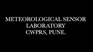 Meteorological Sensors Testing and Calibration Facility