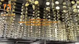 DISK automatic painting production line for junction box hardware