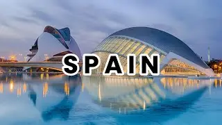 Spain in 8k HDR |Relaxing Music, Lakes, Islands, Mountains|