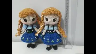 Coleção Mini Princesas Amigurumi - Anna Disney