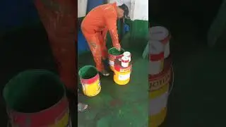 nyampur cat Jotun dan curing Jotun dan tiner jotun
