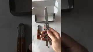 A BUTTERFLY MYSTERY BOX? 🤯 #knives #knife #asmr #mysterybox