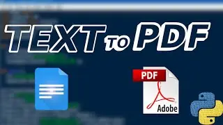 Python Linux Tutorials : Text to PDF Conversion ( 5 - Lines ) | AK |
