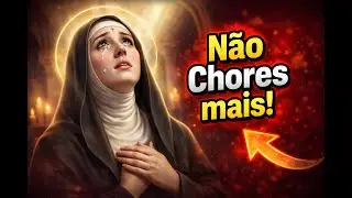 Não Chores, Apenas Ouça! | Louvor de Cura e Descanso da Alma | Oração Cantada com Santa Rita