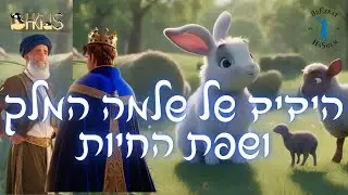 הידיד של שלמה המלך ושפת החיות👑🐶🐓| סיפורי שלמה המלך בהמחשת AI לילדים