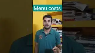 Menu Cost ..? #ugcnet #economics #shorts #ytshorts