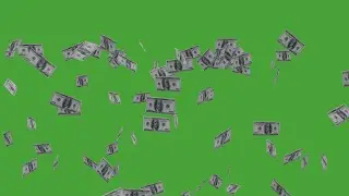 Money Splash Effect | Falling Money Green Screen Effect | FREE DOWNLOAD!