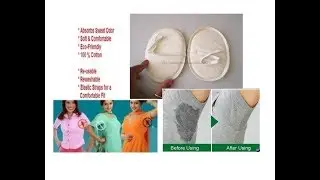 DIY Easy making Underarm Sweat Pads(Odor Free, No stains)-Washable, Reusable 2 Methods