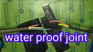 awesome idea🤗! how to twist electric wire⚡ || waterproof joint ।3🔌💡 phase cable water proof joint ||