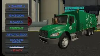 *ALMOST LOST CONTROL* Trash Truck Simulator Gameplay: Driving the Freight Truck (USA Type Truck)