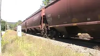 Pan Am Loaded Grain Train at Charlemont