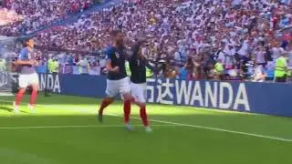 Antoine Griezmann makes the Fortnite take the l dance in the World cup 2018 vs argentina