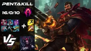 JUNGLE Graves vs Elise [PENTAKILL] - EU Grandmaster Patch 14.21