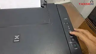 Printer Canon G2000 Tinta Warna Hitam Tidak Keluar | Service Printhead Buntu
