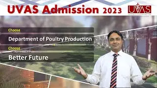 Admission in BS Poultry Science 2023 | Dept. of Poultry Production | UVAS