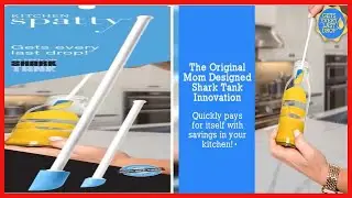 Great product -  Spatty Daddy Kitchen Spatula Set (6 and 12 Inch Blue) Shark Tank Mom Made to Scrape