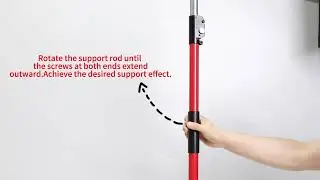 Metal Cabinet Jacks for Installing Cabinets, 3rd Hand Support System, Adjustable Pole #cabinetjack