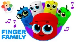 Finger Family Song - Color Crew Babies | 3D Rhymes for Children | Finger Nursery Rhymes | BabyFirst