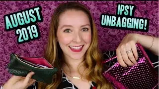 AUGUST 2019 IPSY GLAM BAG UNBAGGING & SWATCH