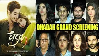 Bollywood Celebs Attend Jhanvi Kapoor & Ishaan Khattar's DHADAK Movie GRAND Screening
