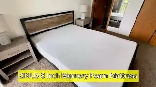 ZINUS 8 Inch Green Tea Memory Foam Mattress Review