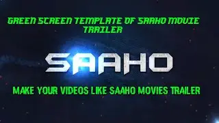 green screen template of saaho movie trailer