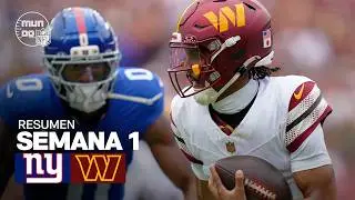 New York Giants vs Washington Commanders | Resumen NFL en espa&ntilde;ol - Semana 1 | NFL Highlights 2025