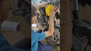pulsar n160 Golden wrap #ytshorts #modified #bajaj