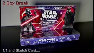 2021 Topps STAR WARS MASTERWORK in 4K! | Case Hit Relic | 1/1's... Lots of REBELS... Padme Sketch...