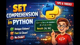 Set Comprehension in Python