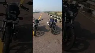 Tvs Raider 125 Vs Splendor Plus 2023 _drag race #raider #splendor #short #shortvideo