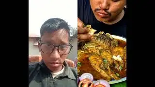 Eating Big Fish ||😬😃 #mukbang #indianfood #eating