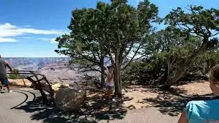 Our first look over the Southern Rim of the Grand Canyon