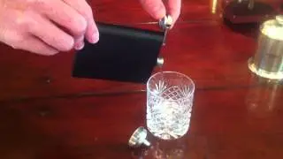 Black 'Naggin' Hip Flask (7oz)