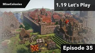MineColonies: Let's build a Glassblower's Hut! (Minecraft 1.19.2 Let's Play) [Episode 35]
