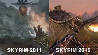 Skyrim Special Edition 2016 (Remastered) vs Elder Scrolls 2011 - Ultra settings graphics compare HD