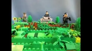 Немецкая ТОТ №1  (танковая огневая точка). Лего военная самоделка.
