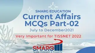 2021 Current Affairs MCQs Part-02 (July2021 - Dec.2021)  #TISSNET #GeneralAwareness #Current_Affairs